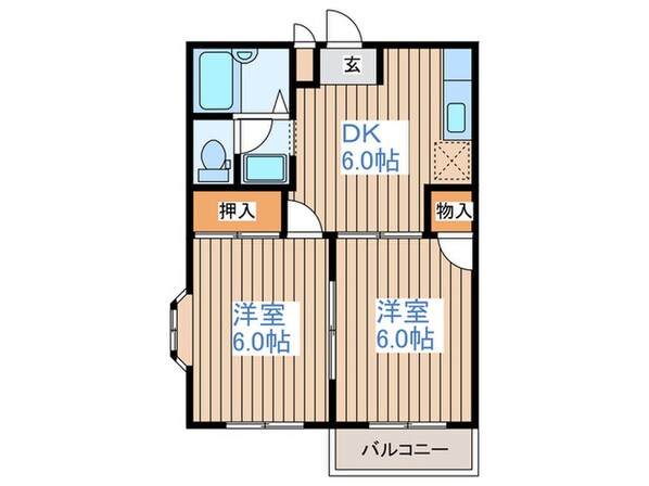 ハミングバードBの物件間取画像